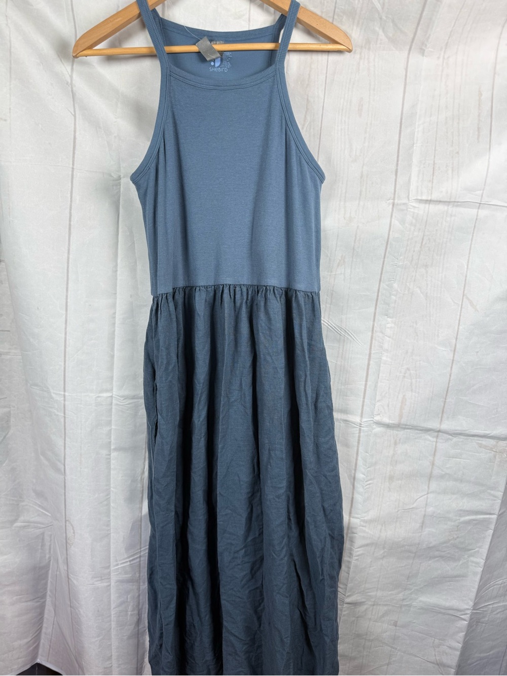 SHEBIRD The Lola Linen Bra Dress Size 5 M/L - Picture 2 of 7
